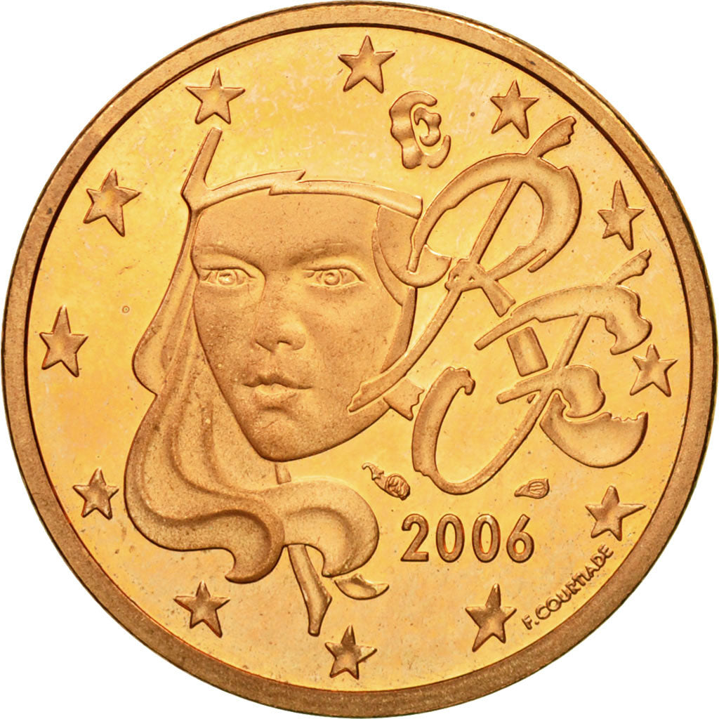 France, 5 Euro Cent, 2006, SPL, Copper Plated Steel, Gadoury:3, KM:1284
