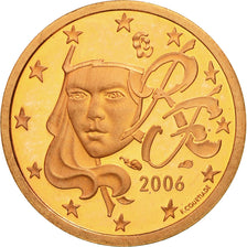 France, Euro Cent, 2006, MS(63), Copper Plated Steel, Gadoury:1, KM:1282
