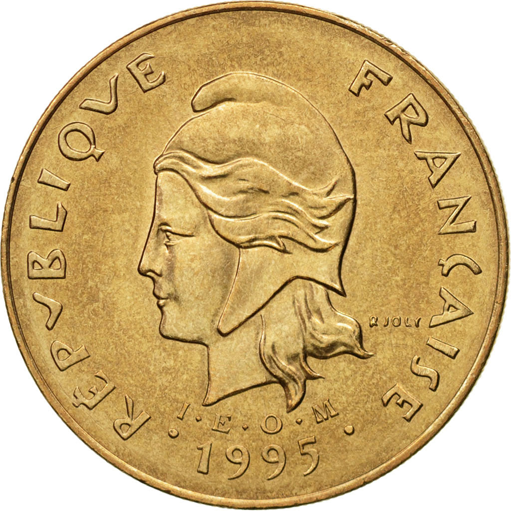 Coin, French Polynesia, 100 Francs, 1995, Paris, AU(50-53), Nickel-Bronze, KM:14