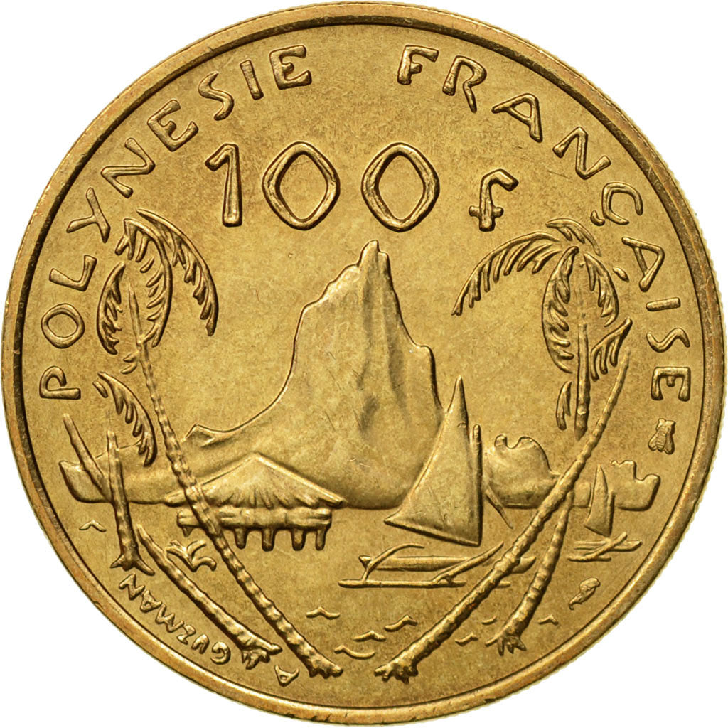 Coin, French Polynesia, 100 Francs, 1995, Paris, AU(50-53), Nickel-Bronze, KM:14