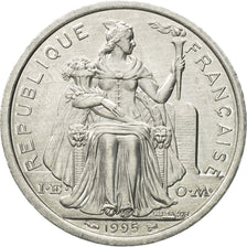 Coin, New Caledonia, 2 Francs, 1995, Paris, MS(60-62), Aluminum, KM:14