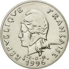 Coin, New Caledonia, 20 Francs, 1996, Paris, MS(60-62), Nickel, KM:12