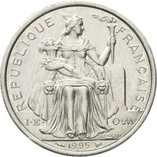 Coin, French Polynesia, 2 Francs, 1995, Paris, MS(63), Aluminum, KM:10
