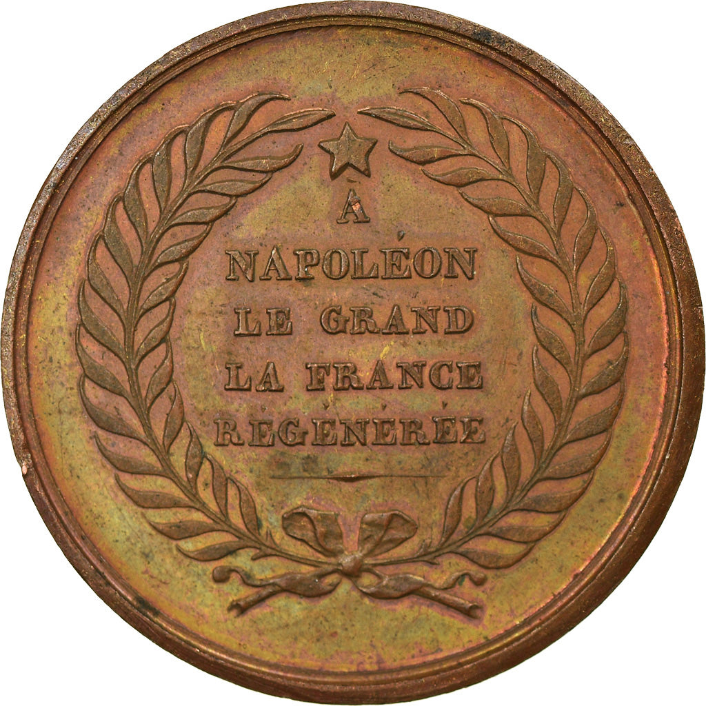 France, Medal, A Napoléon le Grand, La France Régénérée, History, 1833