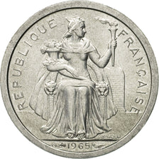 Coin, French Polynesia, 50 Centimes, 1965, MS(63), Aluminum, KM:1