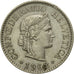 Coin, Switzerland, 10 Rappen, 1962, Bern, VF(30-35), Copper-nickel, KM:27