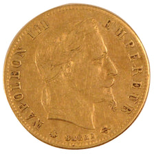 FRANCE, Napoléon III, 5 Francs, 1864, Paris, KM #803.1, EF(40-45), Gold, Gadoury