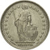 Coin, Switzerland, Franc, 1968, Bern, MS(60-62), Copper-nickel, KM:24a.1