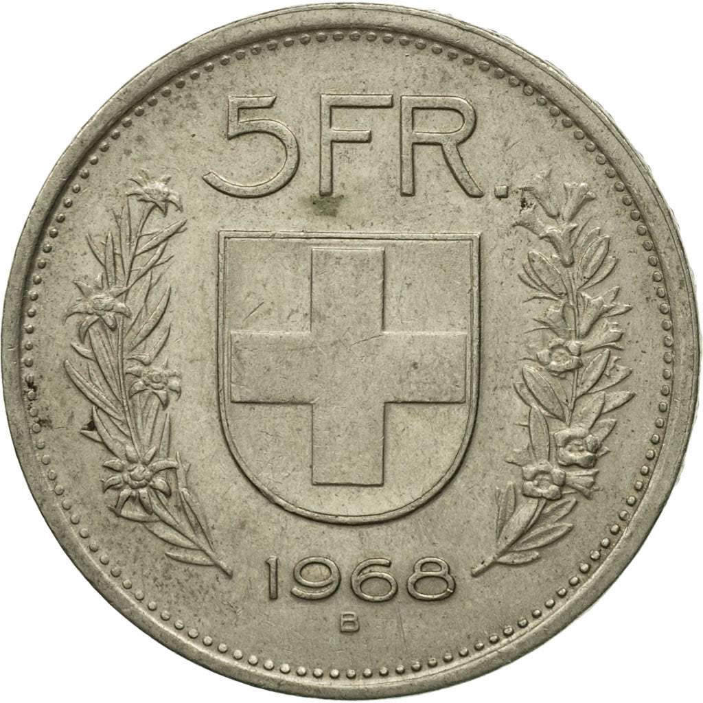 Monnaie, Suisse, 5 Francs, 1968, Bern, TB+, Copper-nickel, KM:40a.1