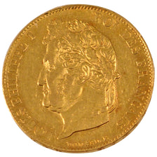 FRANCE, Louis-Philippe, 20 Francs, 1847, Paris, KM #750.1, AU(55-58), Gold,...