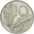 Coin, Italy, 10 Lire, 1977, Rome, VF(20-25), Aluminum, KM:93
