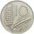 Coin, Italy, 10 Lire, 1973, Rome, VF(20-25), Aluminum, KM:93