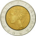 Coin, Italy, 500 Lire, 1987, Rome, VF(20-25), Bi-Metallic, KM:111