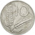 Coin, Italy, 10 Lire, 1967, Rome, VF(30-35), Aluminum, KM:93