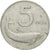 Coin, Italy, 5 Lire, 1954, Rome, VF(20-25), Aluminum, KM:92