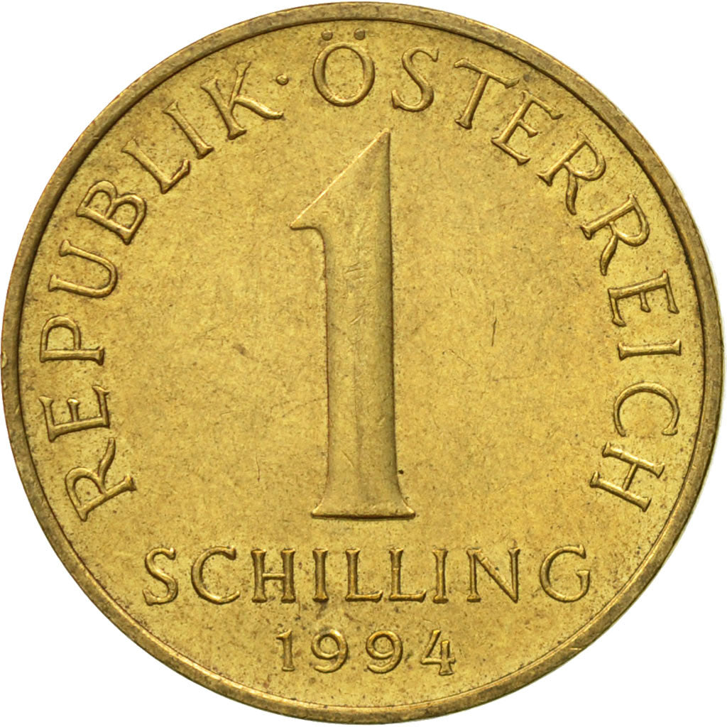 Coin, Austria, Schilling, 1994, EF(40-45), Aluminum-Bronze, KM:2886