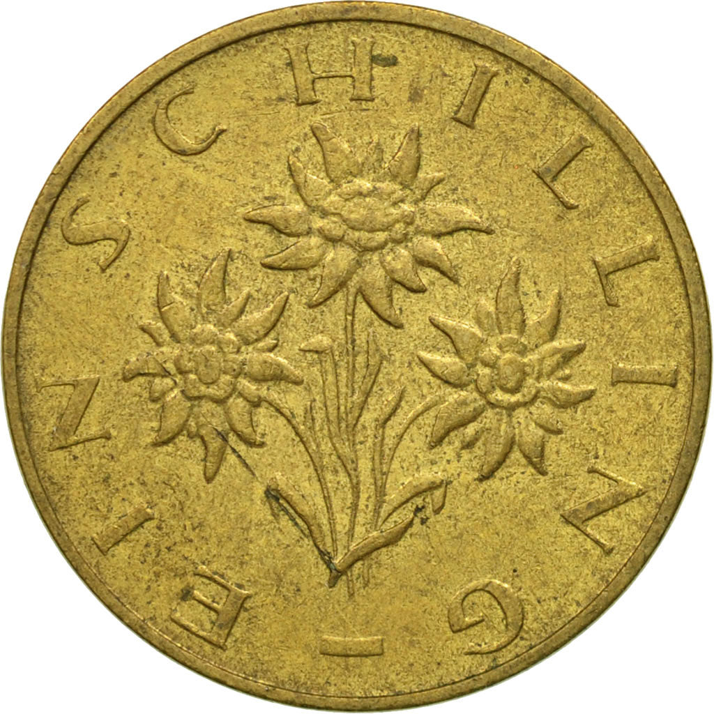 Coin, Austria, Schilling, 1990, VF(30-35), Aluminum-Bronze, KM:2886