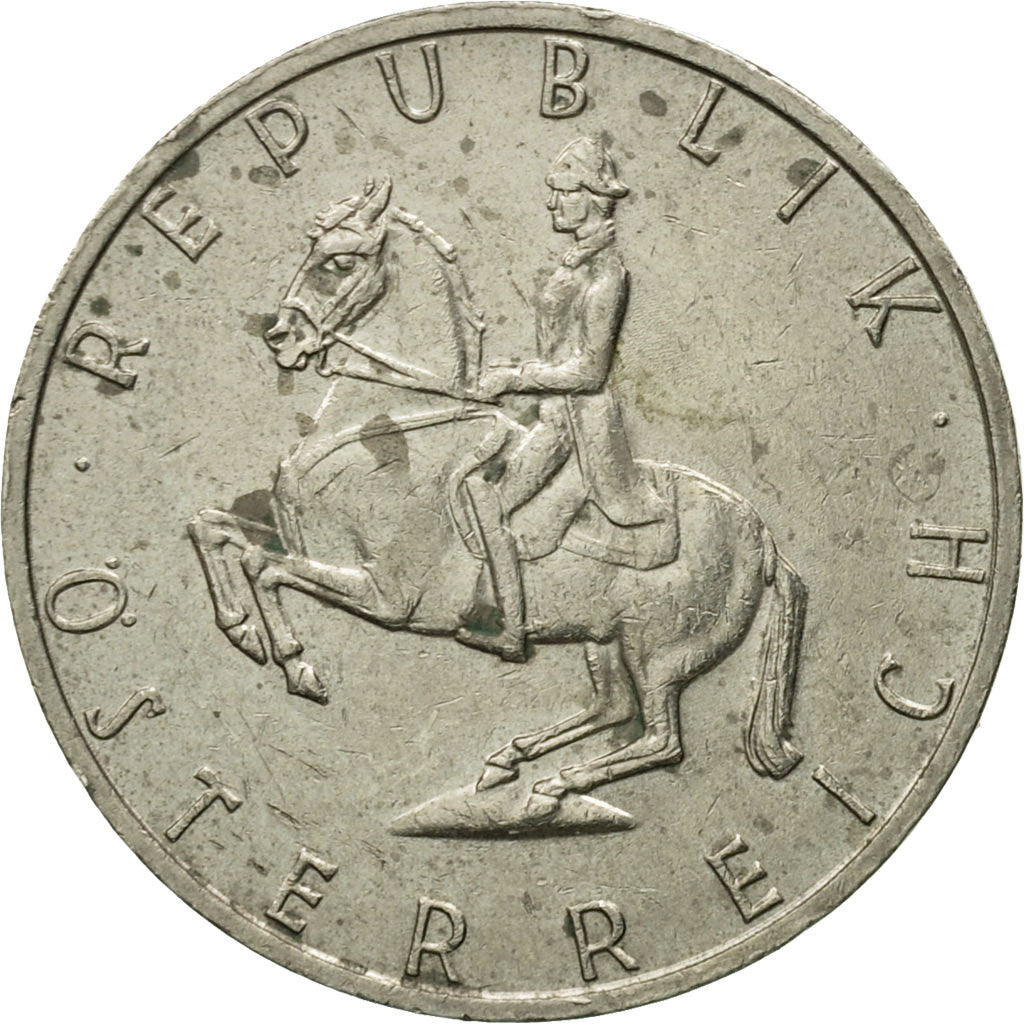 Moneta, Austria, 5 Schilling, 1985, VF(20-25), Miedź-Nikiel, KM:2889a