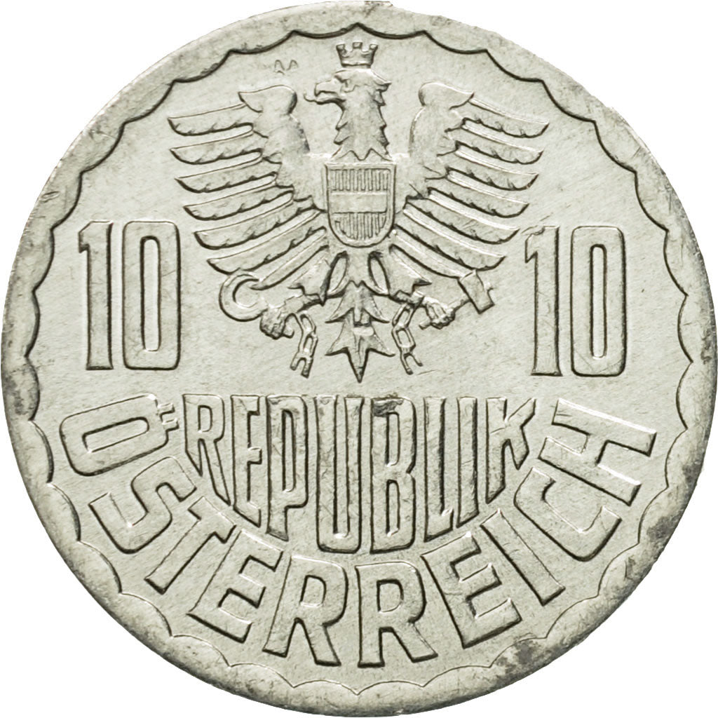 Coin, Austria, 10 Groschen, 1994, Vienna, EF(40-45), Aluminum, KM:2878
