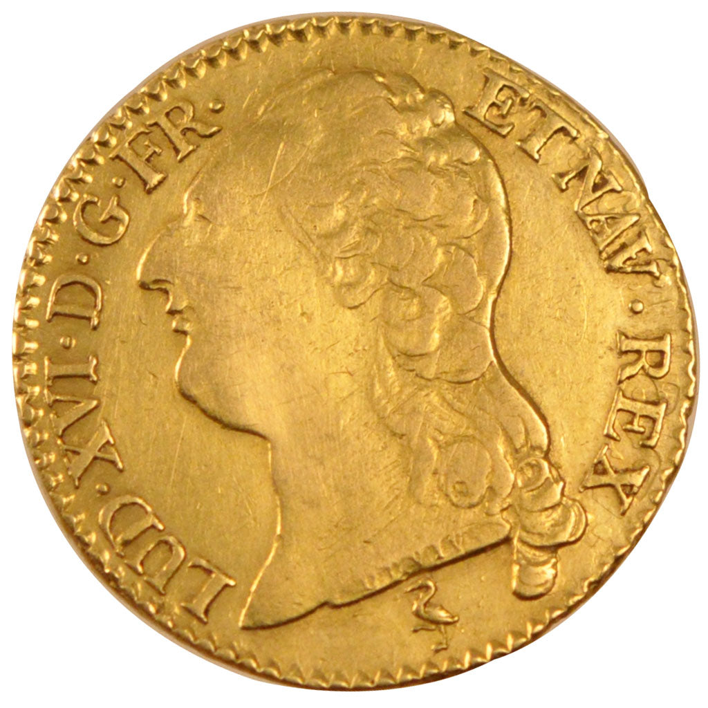 FRANCE, Louis d'Or, 1786, Paris, EF(40-45), Gold, Gadoury #361, 7.62