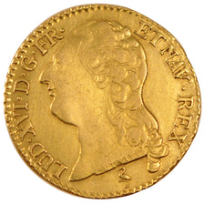FRANCE, Louis d'Or, 1786, Paris, EF(40-45), Gold, Gadoury #361, 7.62