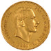 SPAIN, 25 Pesetas, 1881, Madrid, KM #687, AU(50-53), Gold, 8.06