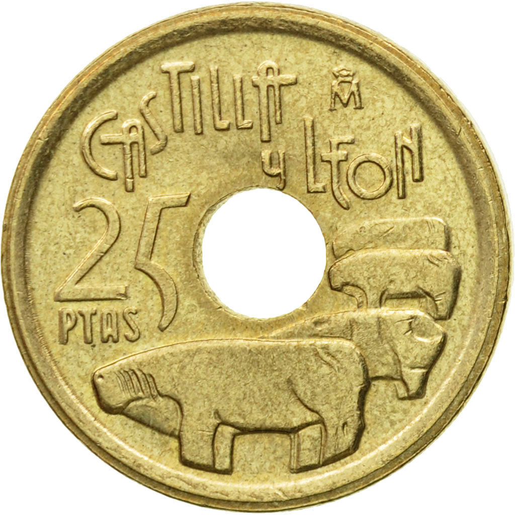 Monnaie, Espagne, Juan Carlos I, 25 Pesetas, 1995, Madrid, TTB+