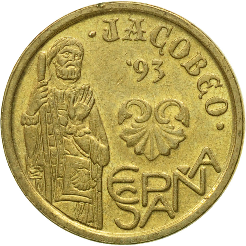 Moneda, España, Juan Carlos I, 5 Pesetas, 1995, Madrid, MBC, Aluminio - bronce