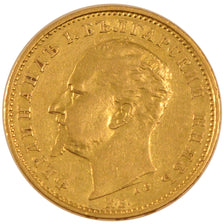 BULGARIA, 20 Leva, 1894, Kormoczbanya, KM #20, EF(40-45), Gold, 6.41
