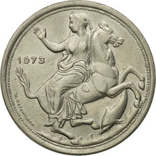 Coin, Greece, Constantine II, 20 Drachmai, 1973, AU(55-58), Copper-nickel