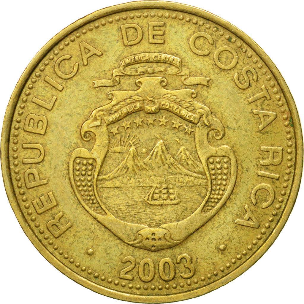 Monnaie, Costa Rica, 500 Colones, 2003, TB+, Copper-Aluminum-Nickel, KM:239.1