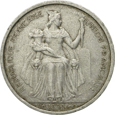 Coin, FRENCH OCEANIA, 5 Francs, 1952, VF(20-25), Aluminum, KM:4