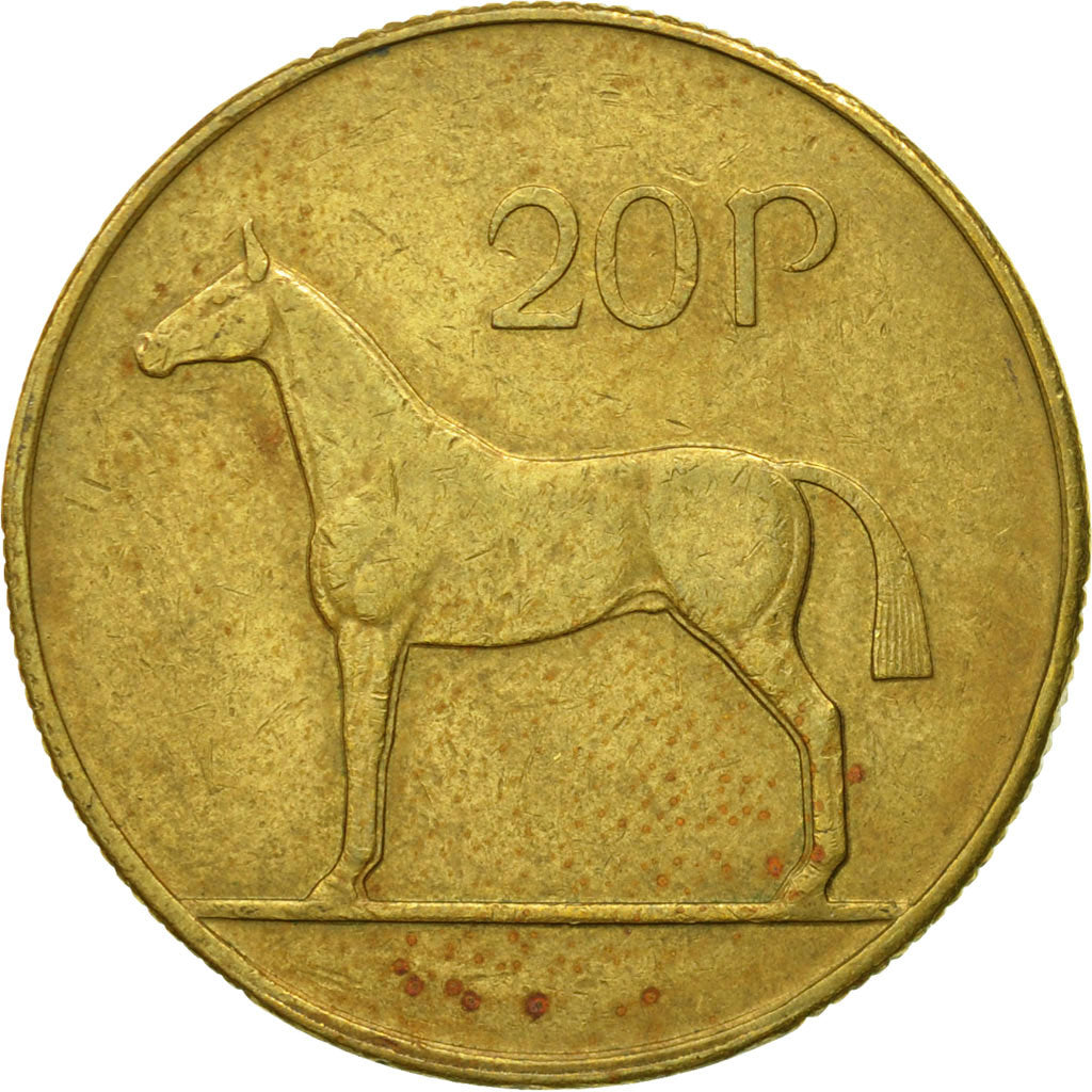 Monnaie, IRELAND REPUBLIC, 20 Pence, 1995, TB, Nickel-Bronze, KM:25