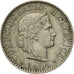 Coin, Switzerland, 20 Rappen, 1954, Bern, EF(40-45), Copper-nickel, KM:29a