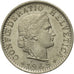 Moneda, Suiza, 20 Rappen, 1969, Bern, BC+, Cobre - níquel, KM:29a