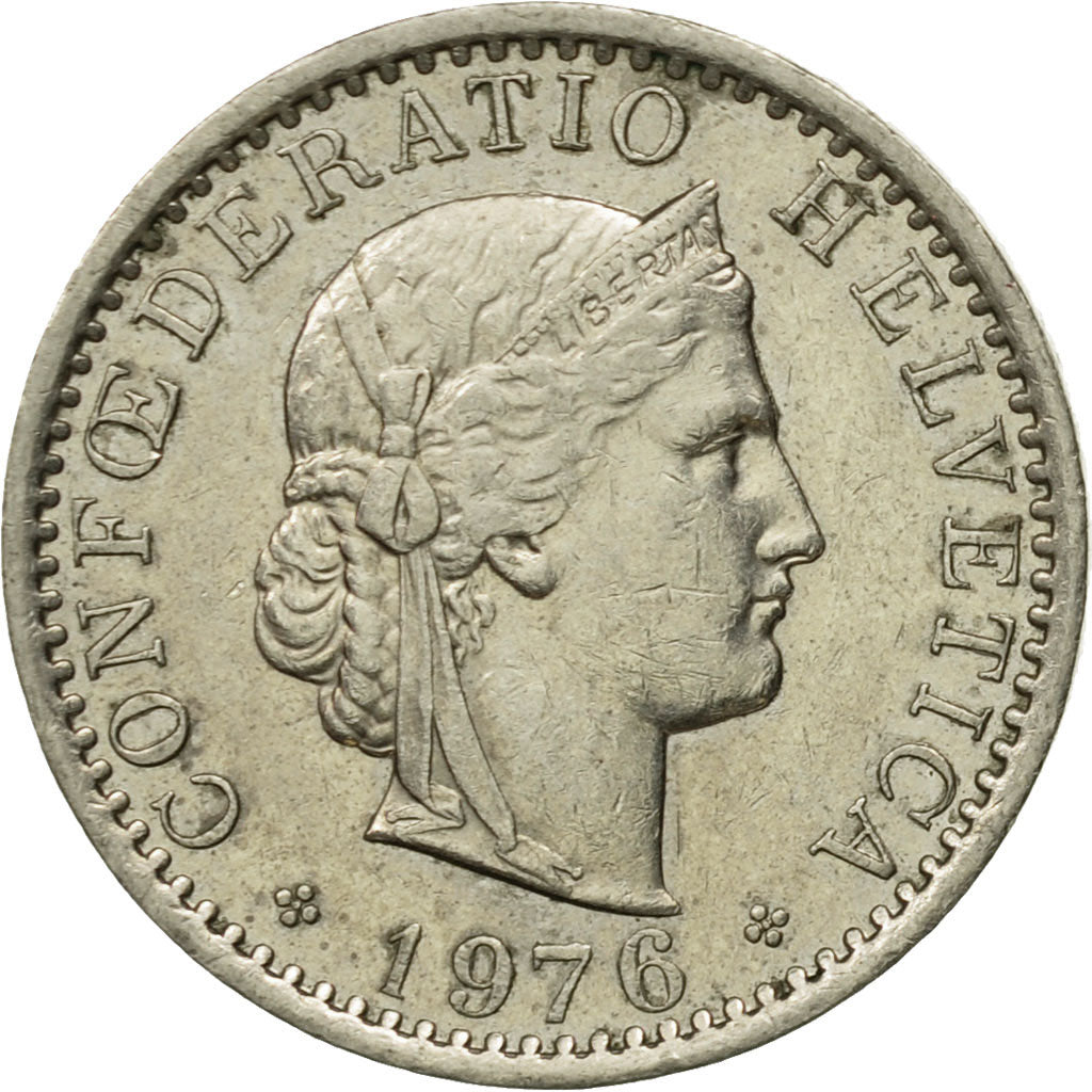 Monnaie, Suisse, 20 Rappen, 1976, Bern, TB, Copper-nickel, KM:29a