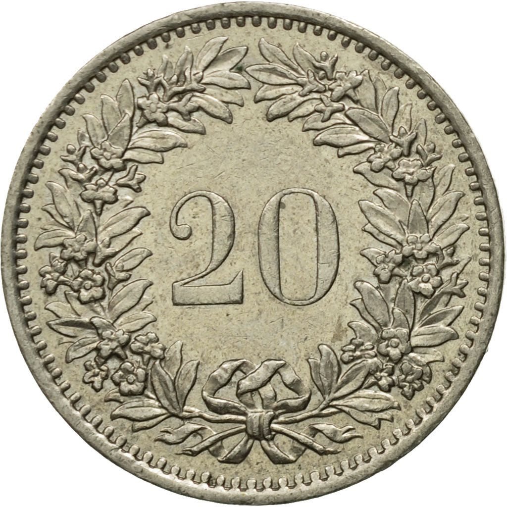 Monnaie, Suisse, 20 Rappen, 1976, Bern, TB, Copper-nickel, KM:29a