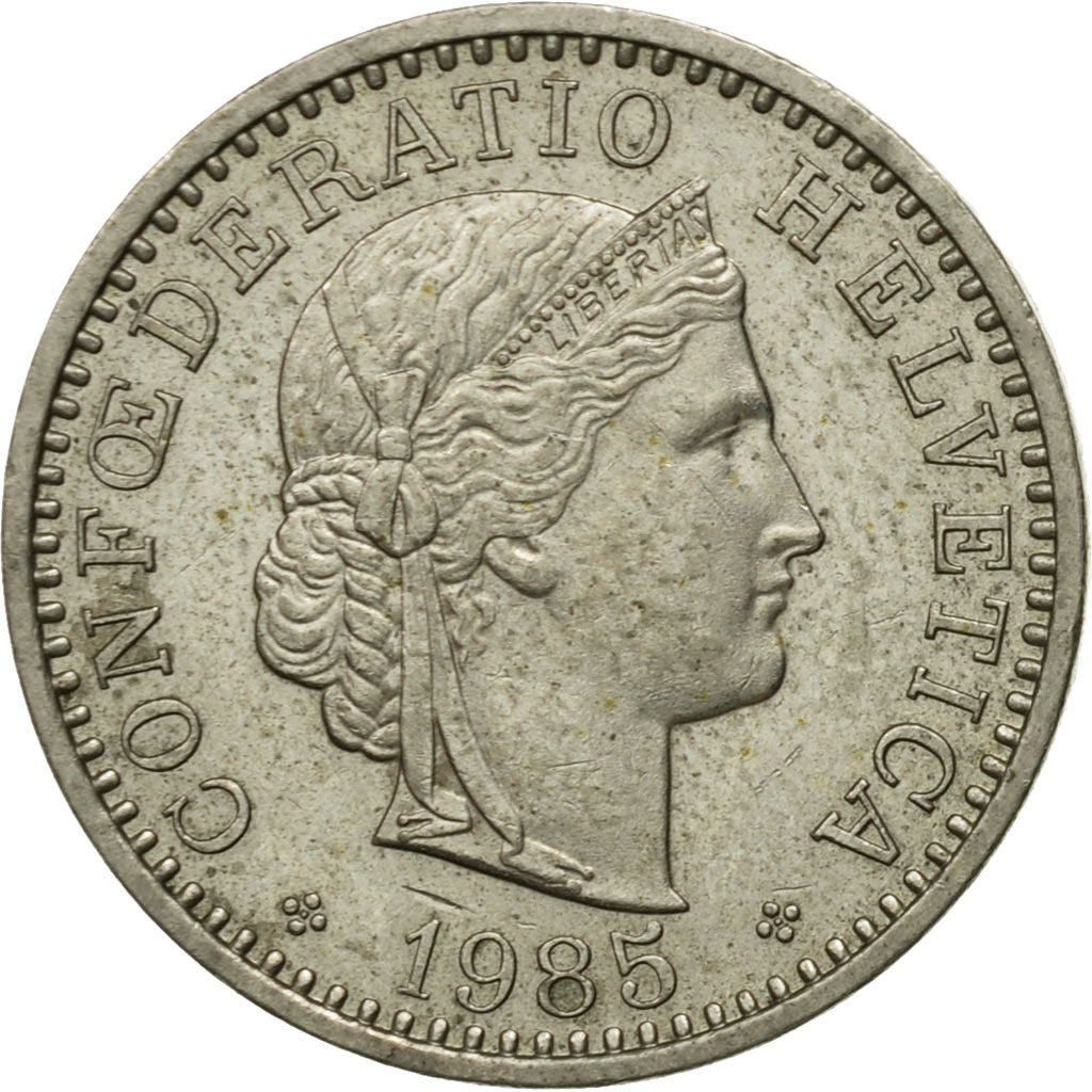 Monnaie, Suisse, 20 Rappen, 1985, Bern, TB+, Copper-nickel, KM:29a