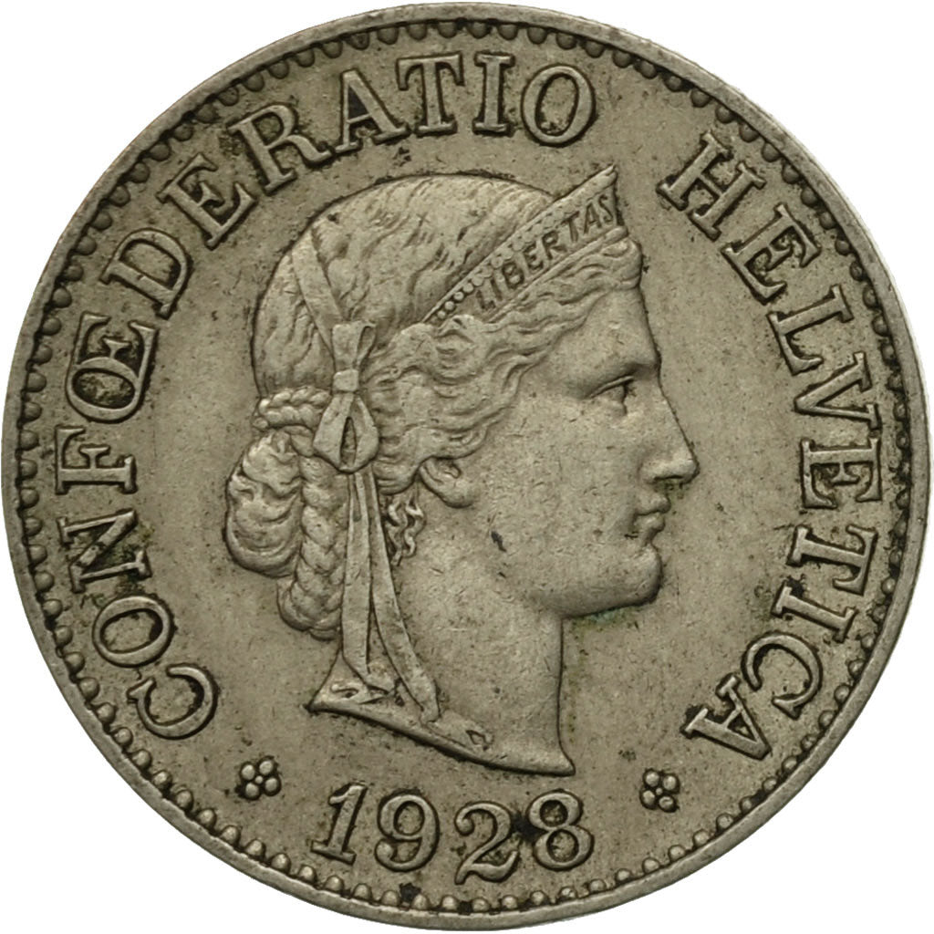 Monnaie, Suisse, 10 Rappen, 1928, Bern, TB+, Copper-nickel, KM:27