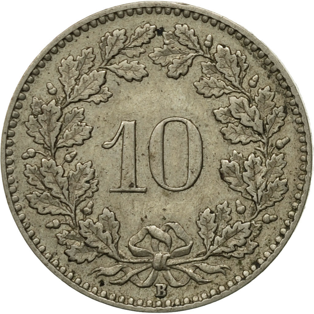 Monnaie, Suisse, 10 Rappen, 1928, Bern, TB+, Copper-nickel, KM:27