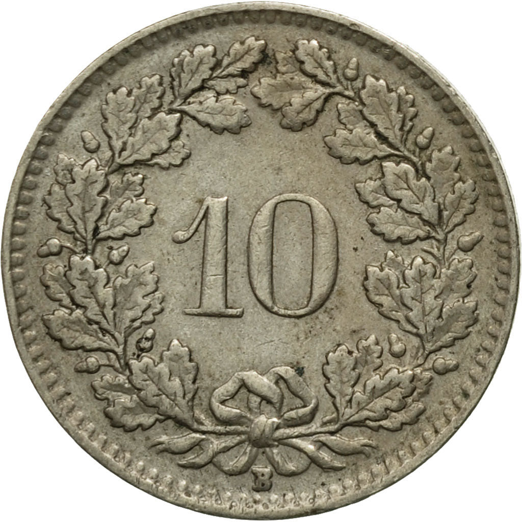 Coin, Switzerland, 10 Rappen, 1951, Bern, VF(30-35), Copper-nickel, KM:27