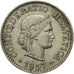 Munten, Zwitserland, 10 Rappen, 1957, Bern, FR, Copper-nickel, KM:27