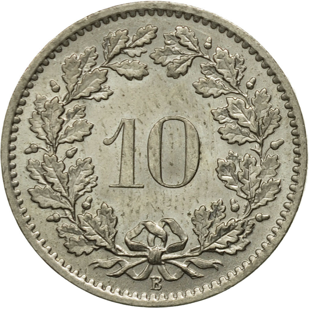 Moneda, Suiza, 10 Rappen, 1969, Bern, BC+, Cobre - níquel, KM:27