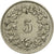 Monnaie, Suisse, 5 Rappen, 1957, Bern, TB+, Copper-nickel, KM:26