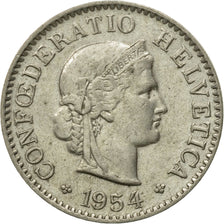 Moneta, Svizzera, 5 Rappen, 1954, Bern, MB+, Rame-nichel, KM:26