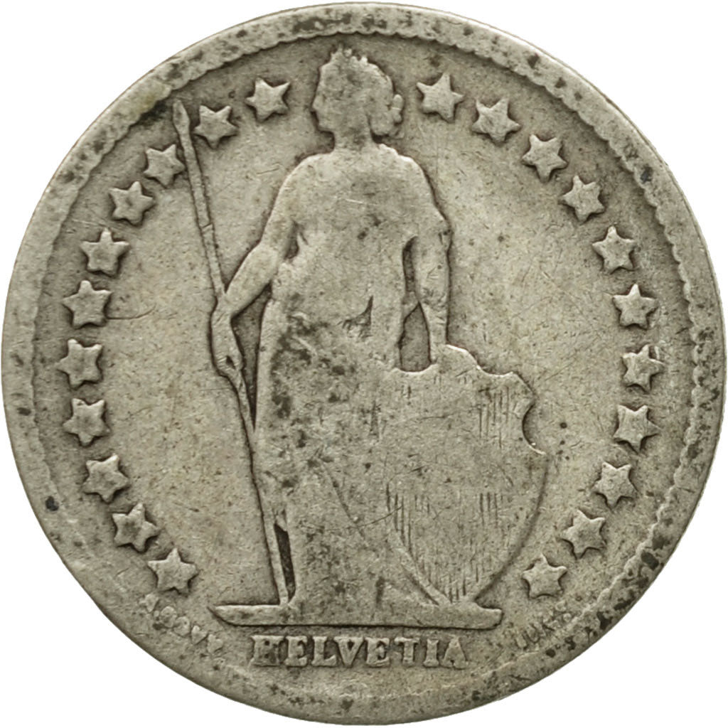 Moneda, Suiza, 1/2 Franc, 1898, Bern, BC+, Cobre - níquel, KM:23a.3