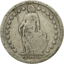 Coin, Switzerland, 1/2 Franc, 1898, Bern, VF(20-25), Copper-nickel, KM:23a.3