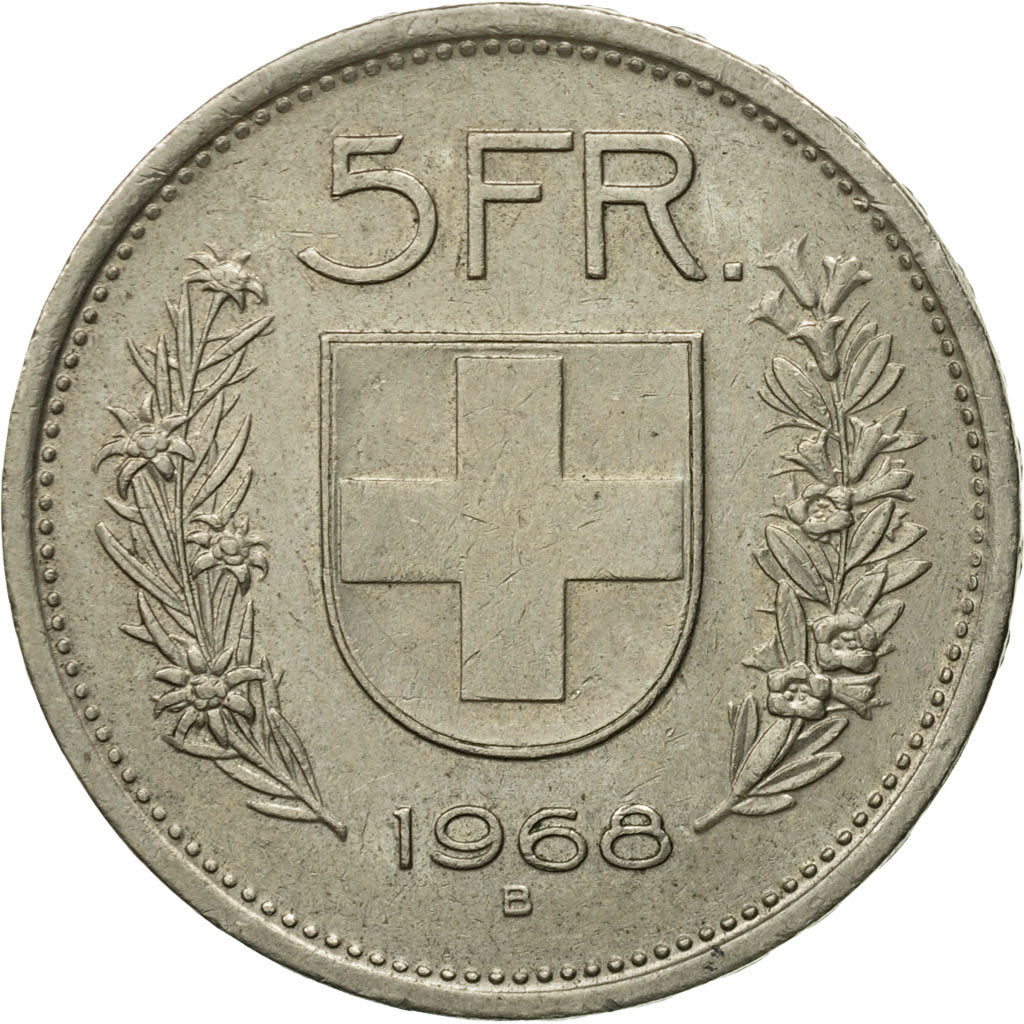 Monnaie, Suisse, 5 Francs, 1968, Bern, TB+, Copper-nickel, KM:40a.1