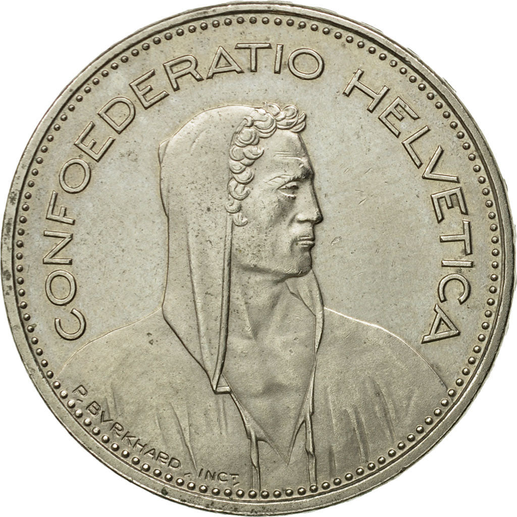 Moneta, Svizzera, 5 Francs, 1984, SPL-, Rame-nichel, KM:40a.2