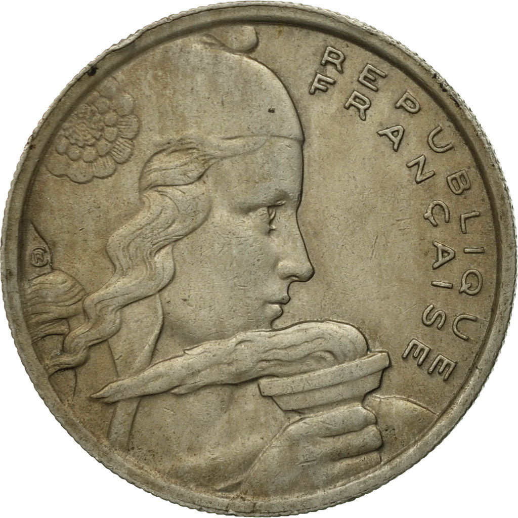 Moneta, Francia, Cochet, 100 Francs, 1954, MB, Rame-nichel, KM:919.1